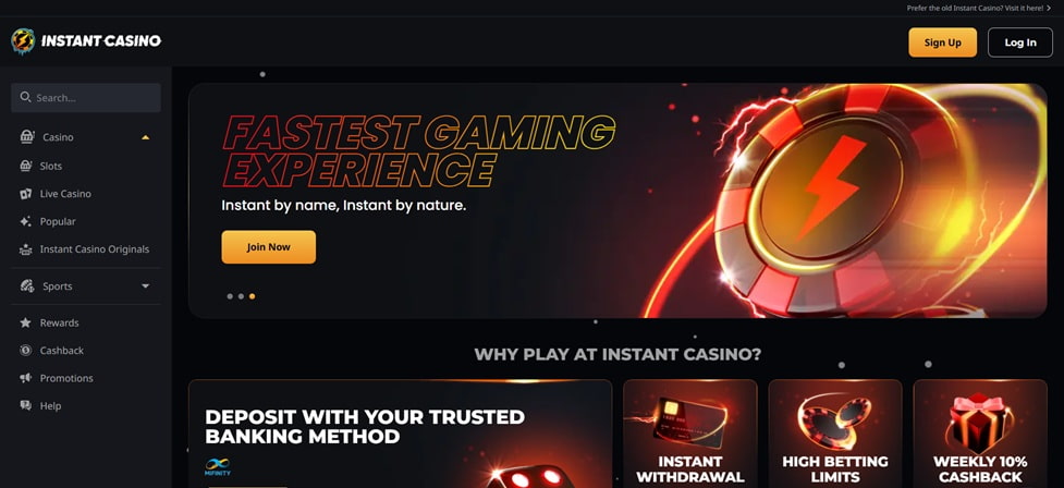 instant casino